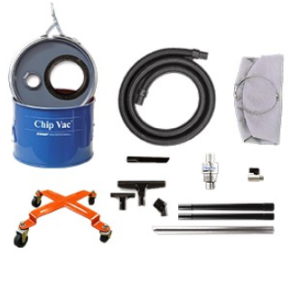 Mini Chip Vac System Deluxe Supplied With 20 Litre Drum