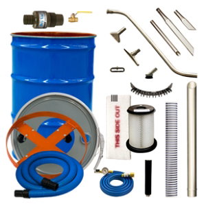 Premium Heavy Duty HEPA Vac System With 208 Litre Drum