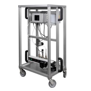 Compressed air quality measurement - mobile transport carriage