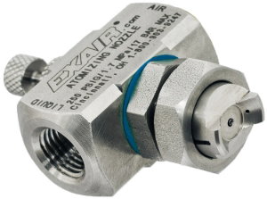 External Mix Narrow Angle Nozzle Flat Pattern Gal/hr