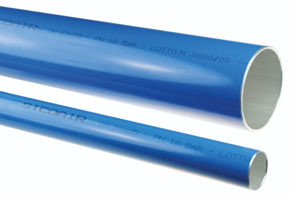 Sicomat Aluminium Pipe Blue 5015 — mm, 6 m